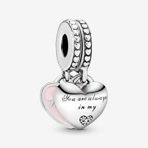 Pandora Jewelry - PANDORA Mother & Daughter Hearts Dangle Charm Pandora Jewelry - PANDORA Mother & Daughter Hearts Dangle Charm